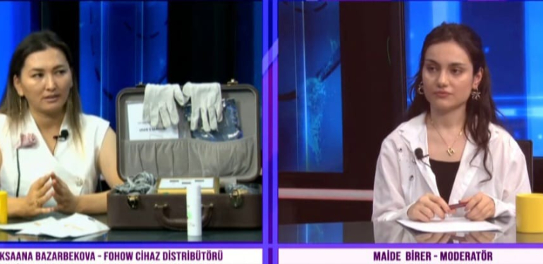 Piramidin Zirvesi’nde Sağlık Teknolojileri Masaya Yatırıldı: Aksana Bazarbekova ile Fohow Cihazı Konuşuldu