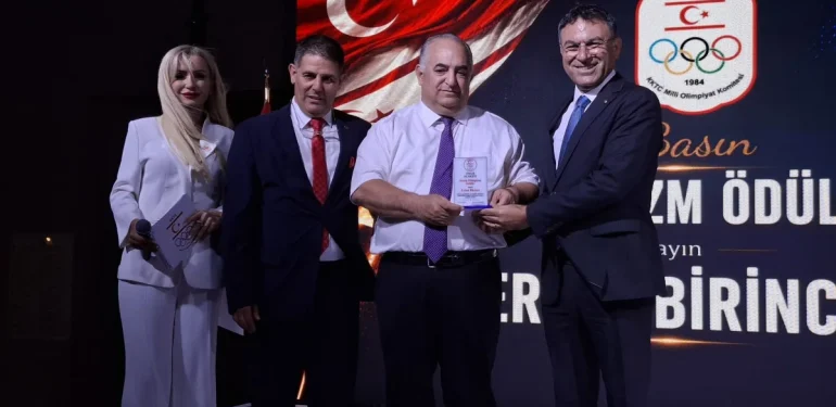 TİMBİR Yüksek İstişare Kurulu Üyesi Ertan Birinci’ye KKTC Milli Olimpiyat Komitesi’nden ödül