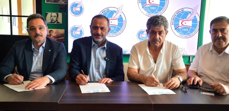 KKTC Dış Basın Birliği, TİMBİR ve TDGF arasında İş Birliği protokolü imzalandı