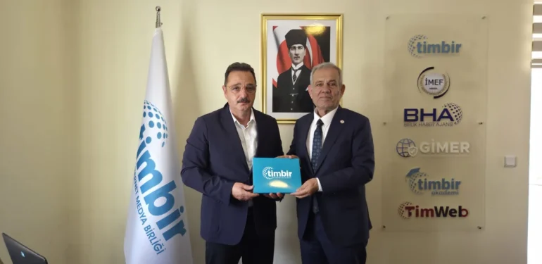 Türkiye Gazeteciler Federasyonu Genel Başkanı Karaca’dan TİMBİR’e ziyaret