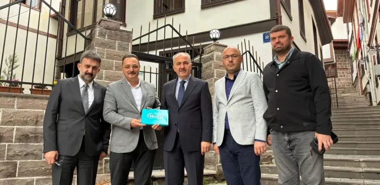 Rize Belediye Başkanı Metin’den TİMBİR’e ziyaret