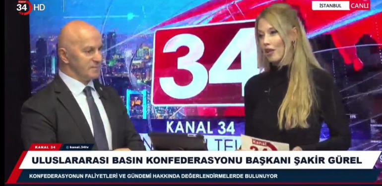 KANAL 34 EKRANLARINDA GÜNDEM ÖZEL: MEDYANIN GELECEĞİ VE BASIN MESLEK YASASI KONUŞULDU